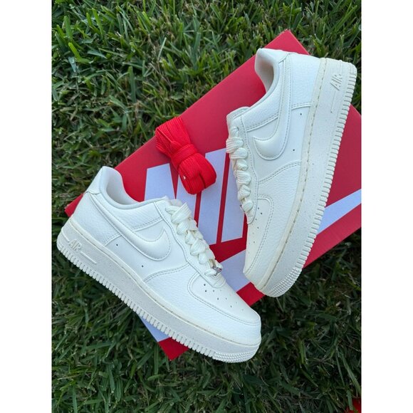 6 WOMEN'S NIKE AIR FORCE ONE 1 07 COCONUT MILK / SAIL HF2014-101 SNEAKERS - Picture 1 of 7